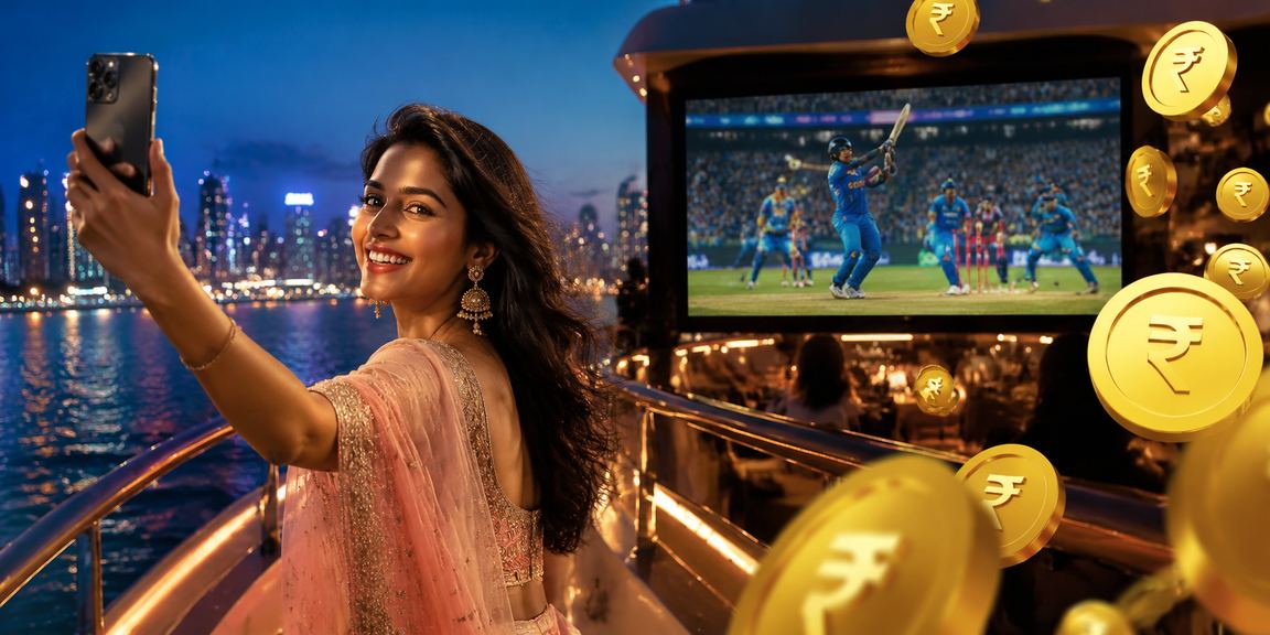 closeup of Indian player cards alongside vibrant slot gaming interface